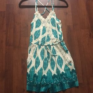 Xhilaration printed romper